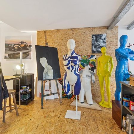 Cosy Art Studio Near Station With Bikes And Garden Ghent Exterior photo
